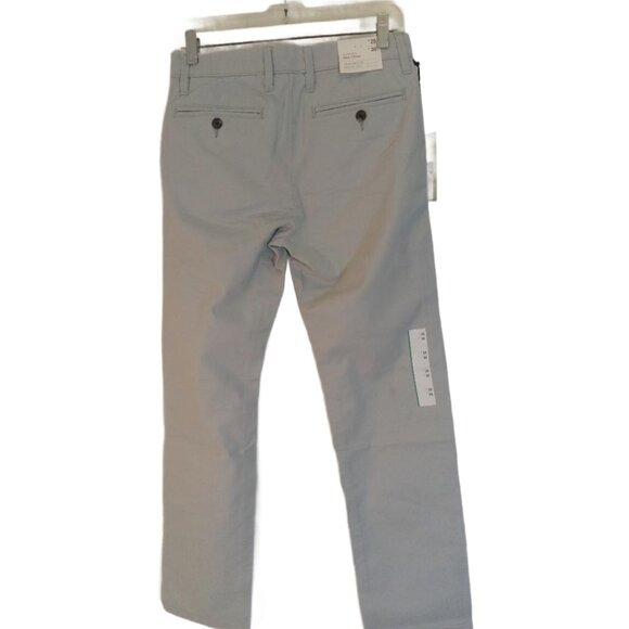 Goodfellow And Co Slim Pants Mens 29x30 Gray Straight Chino Quick Dry Stain New - Picture 6 of 9